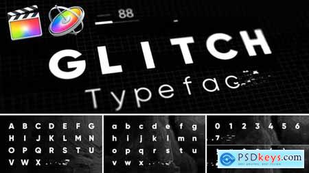 Videohive Glitch Animated Typeface for FCPX and Motion 5 24264717