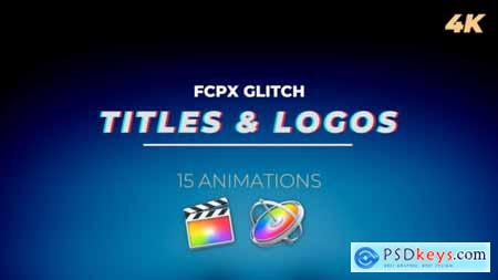 Videohive FCPX Glitch Titles and Logos 22773308