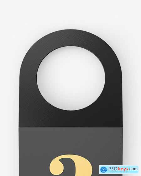 Bottle Tag Mockup - Front View 51583