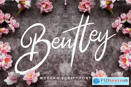 Bentley Modern Script Font