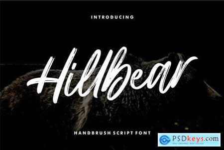 Hillbear - Handbrush Script Font 4271636