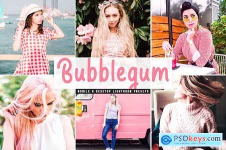 Bubblegum Mobile & Desktop Lightroom Presets