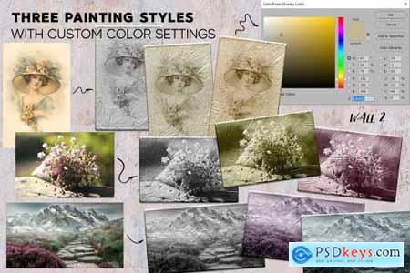 Artist Styles Actions Brushes Set 4286200