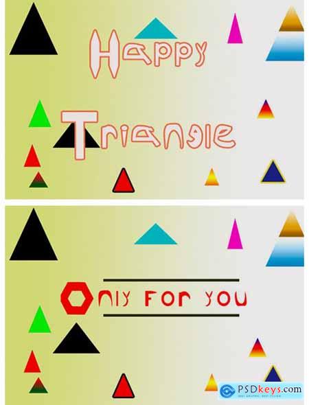 Happy Triangle Font