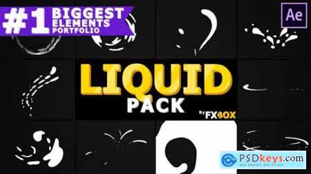 Videohive Liquid Shapes Collection After Effects 25049501