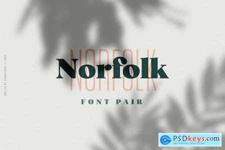 Norfolk - Font Pair Serif & Sans 4262973