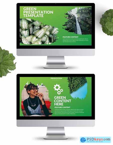 Green Powerpoint and Keynote Templates