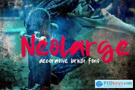 Neolarge - Decorative Brush Font