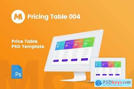MA - Pricing Table 004