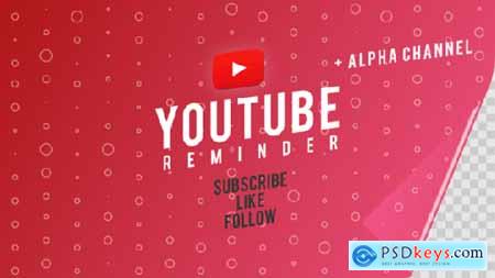 Videohive Youtube Subscribe Like Follow Reminder 23390435
