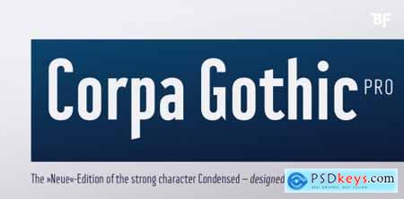 Corpa Gothic Pro Complete Family