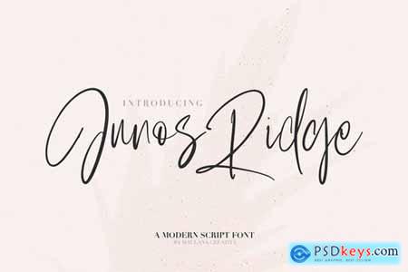 Junos Ridge - Handwritten Brush Font