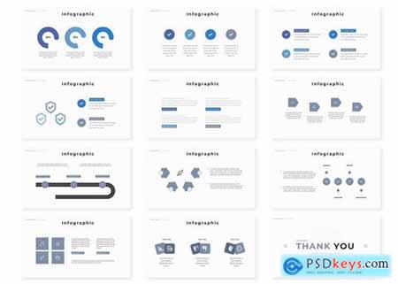 The Poses Powerpoint Template