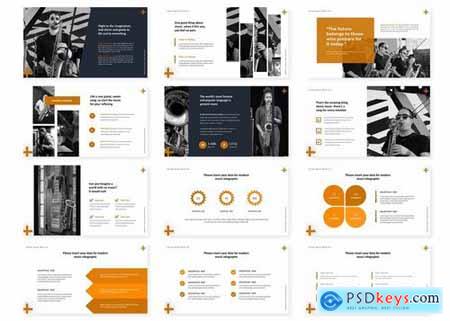Saxophone - Powerpoint Google Slides and Keynote Templates