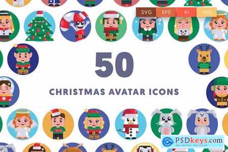 50 Christmas Avatar Icons