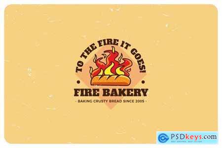 FIRE BAKERY - Mascot & Esport Logo