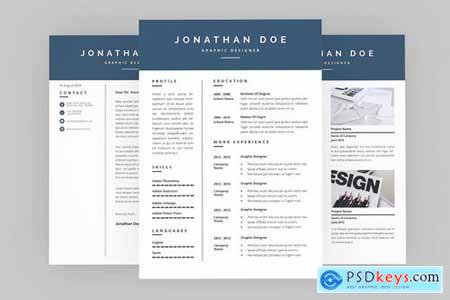 Jonathan Graphic Resume Designer