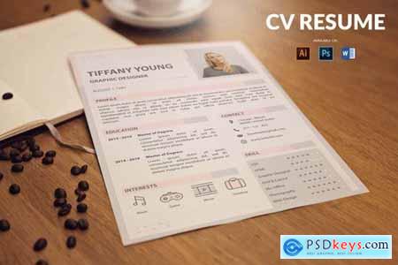 CV Resume Simple And Elegant