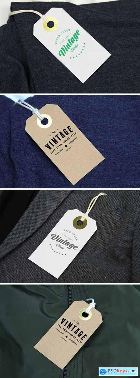 Branding Label Tag Mockup