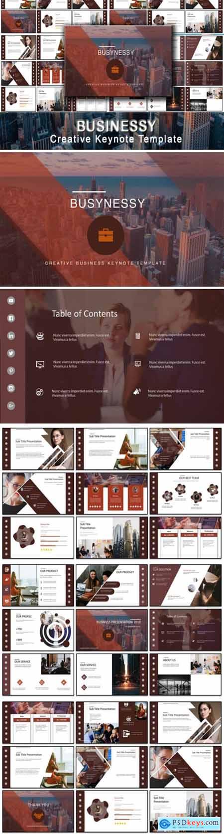 Businessy - Business Keynote Template 2013658