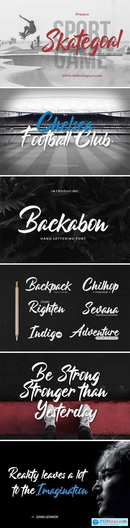 Backabon Font