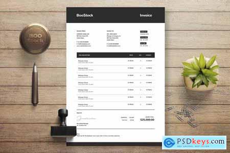 Minimal Invoice Template 26