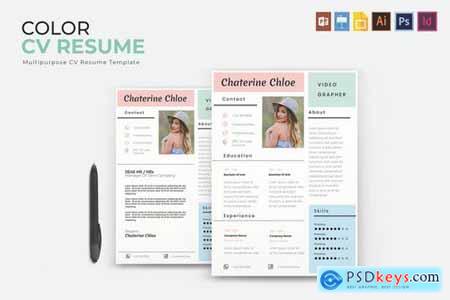 Color CV & Resume