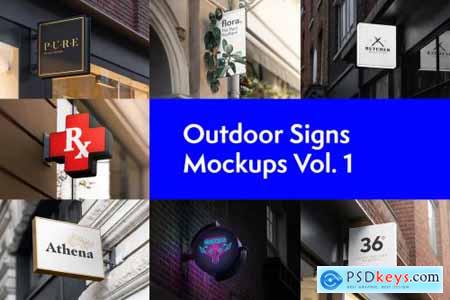 Posters and Signs Mockups Bundle