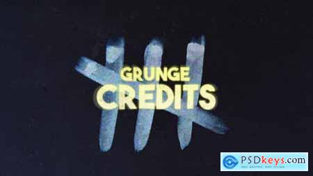 Videohive Grunge Credits 24711804