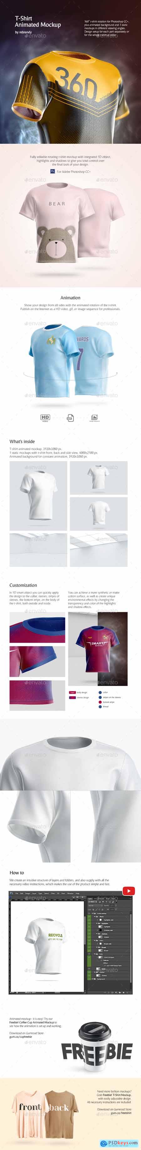 Download Graphicriver T-Shirt Animated Mockup 24720128