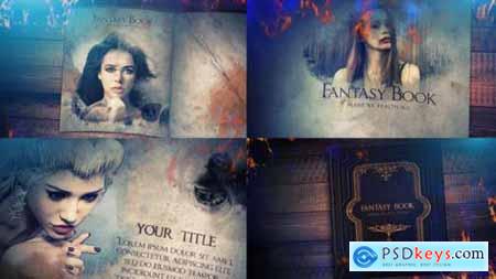 Videohive Fantasy Book Opener Slideshow 25018309