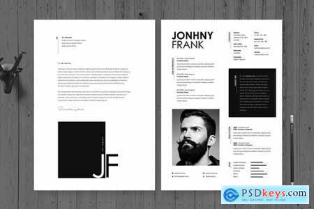 Black and White Resume CV Template 38
