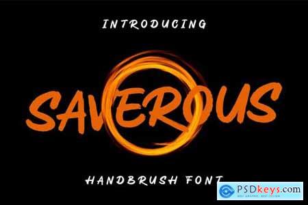 Saverous - Cute & Not really Horror Typeface