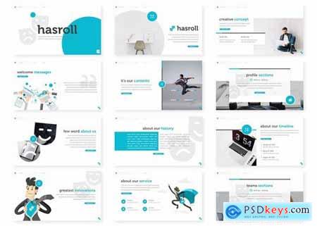 Hasroll - Powerpoint and Keynote Templates