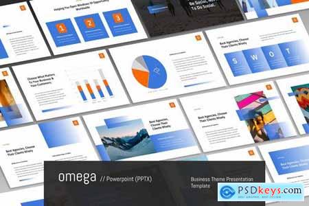 Omega - Corporate Theme Powerpoint and Google Slides Templates