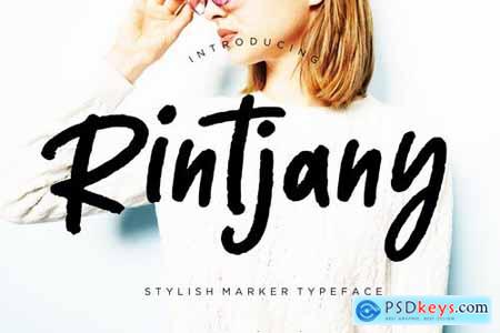 Rintjany Stylish Marker Typeface