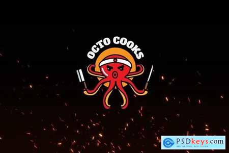 OCTO COOKS - Mascot & Esport Logo