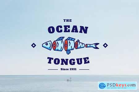 Ocean Tongue - Mascot & Esport Logo