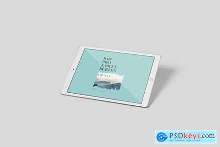 Pad Pro Tablet Screen Mockup Set