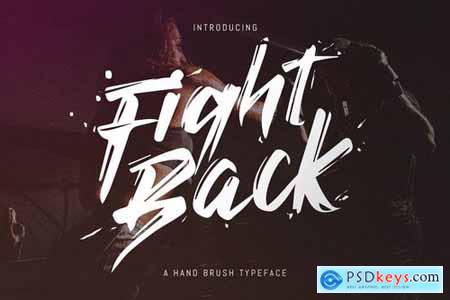 Fight Back - Hand Written Typeface