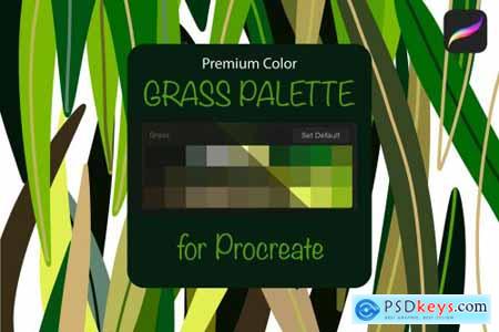 Procreate palette Grass 4313884