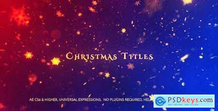 Videohive Christmas Titles 21005037