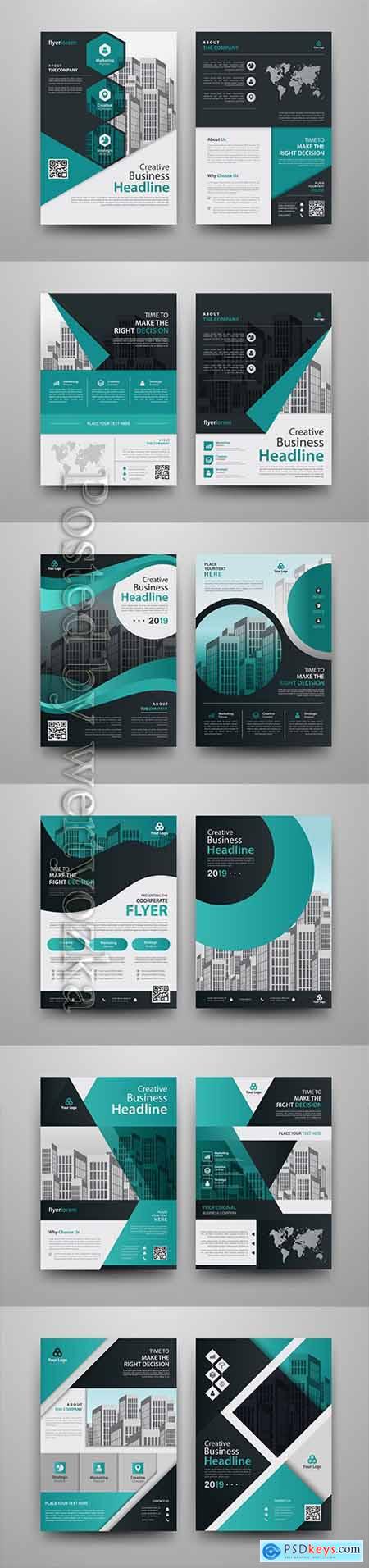 Business vector template for brochure, annual report, magazine692