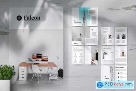 FALCON Creative Agency Company Profile Brochures