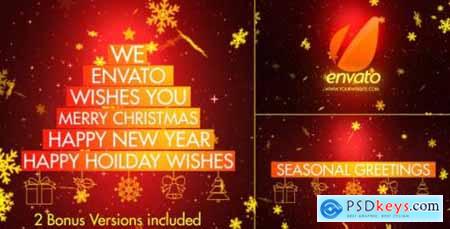 Videohive Christmas Wishes-Typography 3517267