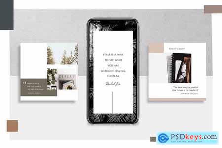Animated Basic Instagram Pack - Quote
