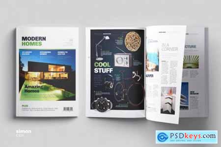 Modern Homes  Magazine Template