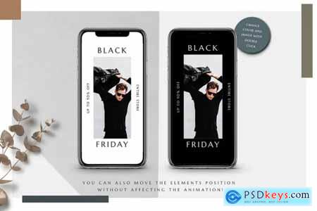 Animated Instagram Basic Pack - Black Friday