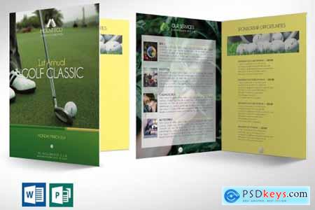Charity Golf Booklet Publisher Word 3745828