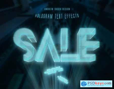Hologram Text Effects 23600572